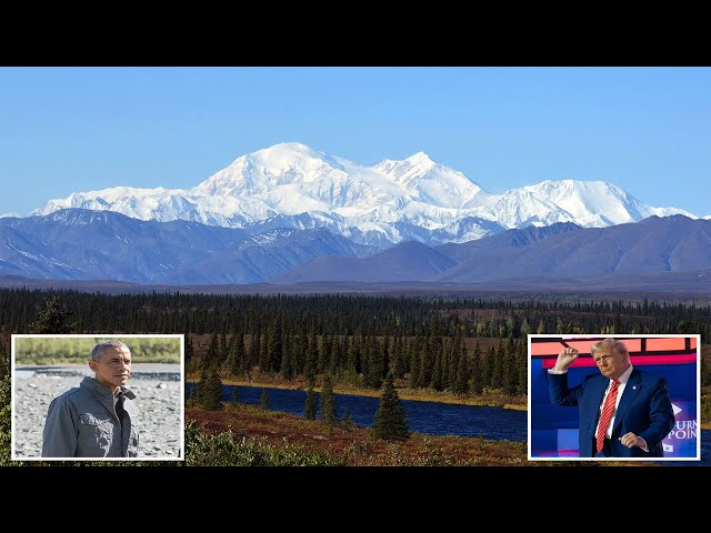 Trump vows to give America’s tallest mountain its old name back, defying Obama