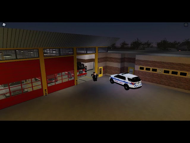 Man getting arrested at fire house 18