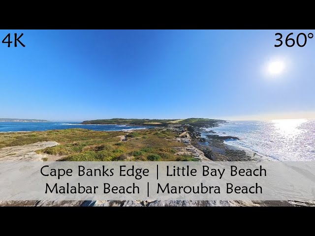 Walking Cape Banks Edge to Malabar Beach and Maroubra Beach | Sydney Australia | Slow TV