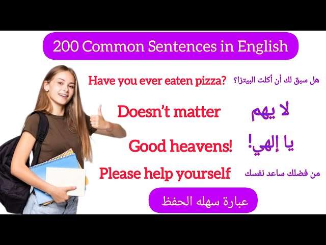 100 + Common Sentences in English | Learning English Speaking | Level 1 || Daily English