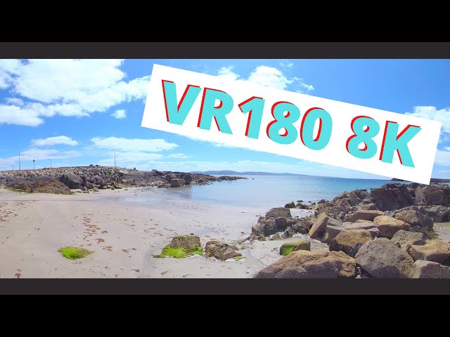 VR180 | "5-Minute Relaxation" - Ep. 2 | Galway Beach in 8K