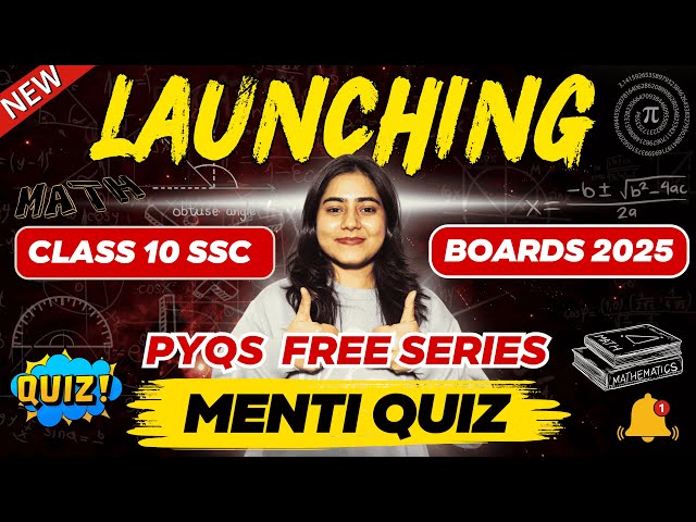 NEW LIVE SERIES LAUNCH❤️‍🔥 | FREE LIVE SERIES LAUNCH | CLASS 10 ALGEBRA & GEOMETRY | BOARD EXAM 2025