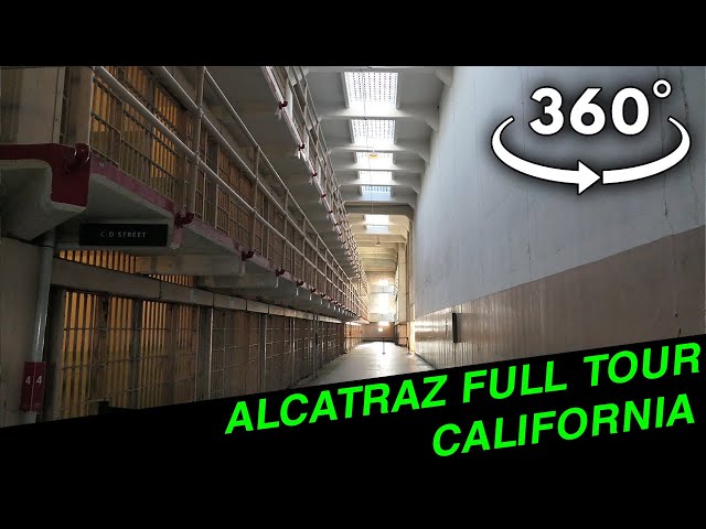 Exploring Alcatraz Cellhouse - 360° VR Tour (Part 2/3) - Dec 2021