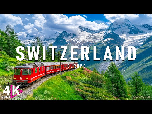 Switzerland 4K Ultra HD - Relaxing Music With Amazing Natural Film For Stress Relief