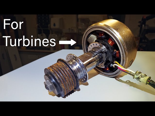 Motorbike Alternators With Wind & Water Turbines