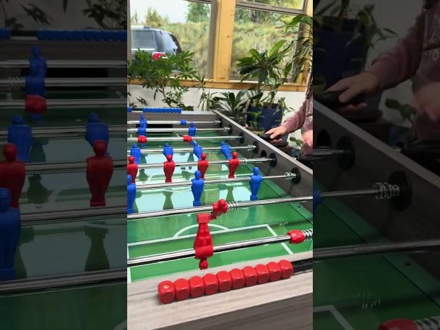 Cuteness Overload: Baby Girl's Foosball Adventures #foosball #cuteness #cutegirl #gameplay #indoor