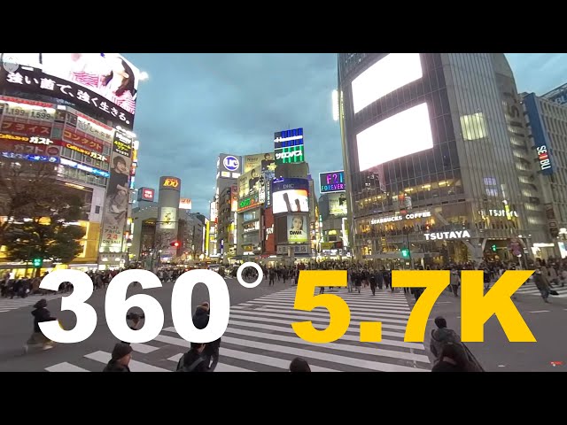 [360°VR Video]  5.7K Shibuya Crossing