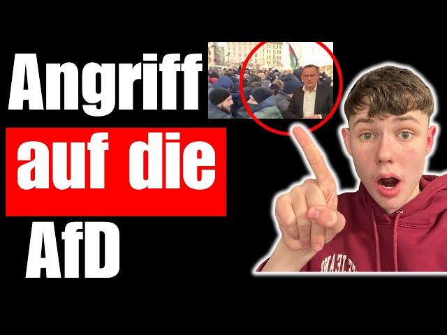 Linke Randale in Leipzig: Antifa greift AfD-Veranstaltung an!