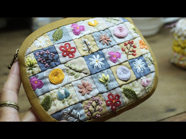 Make wallets with 3cm x 3cm fabric scraps | Patchwork Ideas