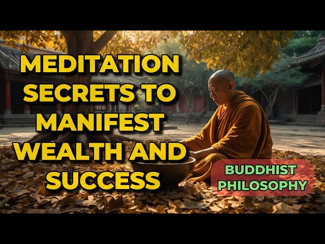 Meditation Secrets to Manifest Wealth and Success | Buddhist Philosophy