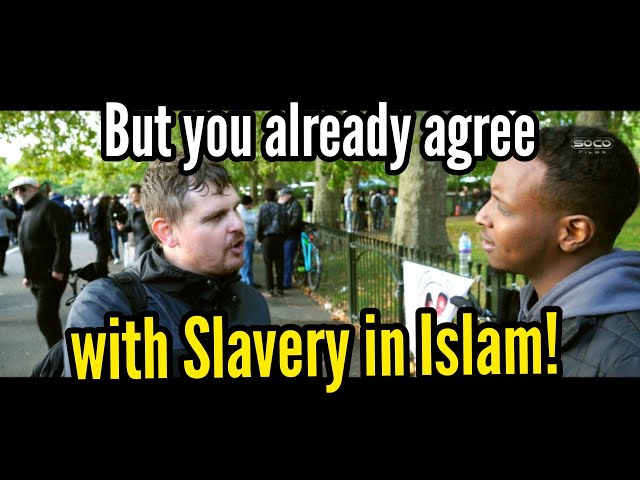 *New* | Black Muslim justifying Slavery in Islam | Bob | Speakers' Corner