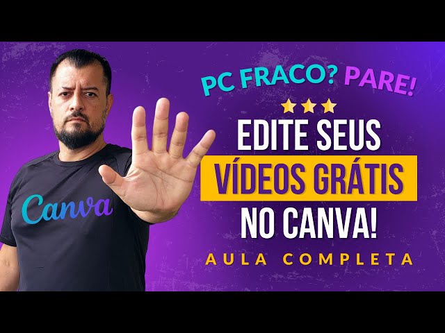 [2022] Como Editar Vídeo no Canva (Editor de vídeo para PC Gratis) - Canva Tutorial