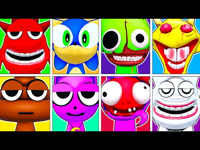 ROBLOX *NEW* SPRUNKI 3D RP MORPHS! (ALL MORPHS & GAMEPASSES!)