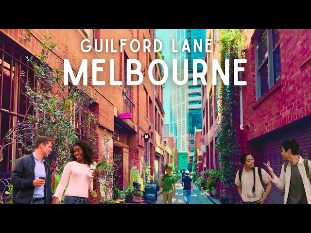 Melbourne Vlog | MUST VISIT LANEWAY Guildford Lane, 7 Cafes, Desserts, Shopping, Street Art & Green