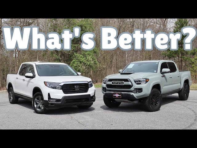 2023 Honda Ridgeline RTLE vs Toyota Tacoma TRD PRO | What Truck Is BETTER?