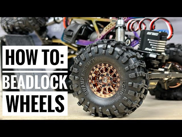 SCX24 Beginner Series: HOW TO Assemble 1.0 Beadlock Wheels