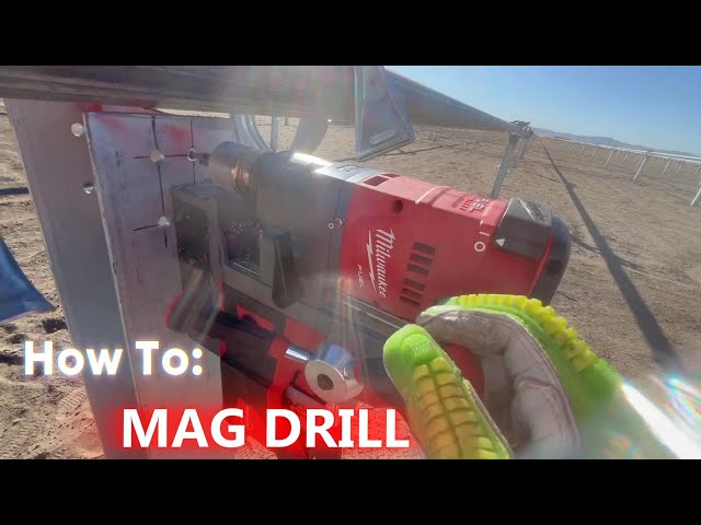 How To Use a Milwaukee Mag / Magnet Drill