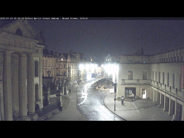 Oxford Martin School Webcam - Broad Street, Oxford