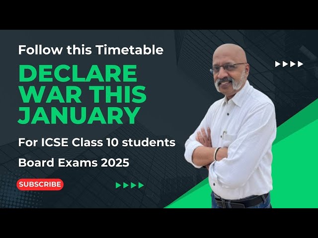 Plan your January like this for Board Exams 2025 | 10 non-negotiable mantras | Sudhir Sir | SWS