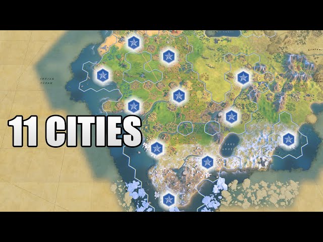 When you have the scientifically WORST start ever so you just settle cities and hope - Civ 6 France