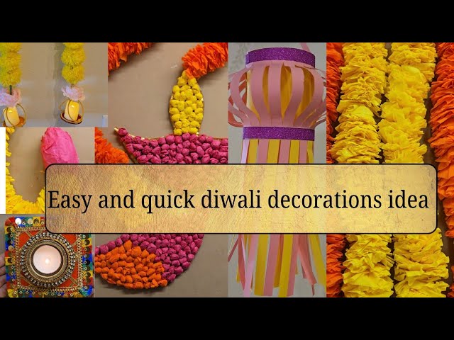 last-minute  Diwali decoration ideas | diwali crafts #shorts #diwali #homedecor