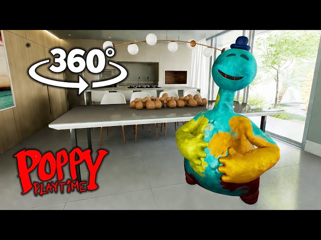 Poppy Playtime Chapter 4 |  Doey In Real Life In My Villa | 360° VR Animation | 4K VR 360