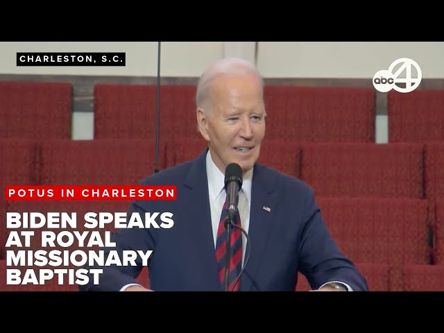 President Biden speaks at Royal Missionary Baptist Church