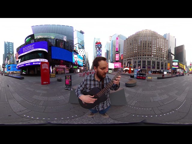 Frank Zappa Waltz for Guitar | Times Square | New York City