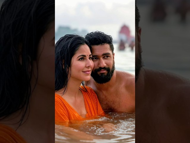 Katrina Kaif and Vicky Kaushal are in Mahakumbh prayagraj #mahakumbh2025 #katrinakaif #vickykaushal