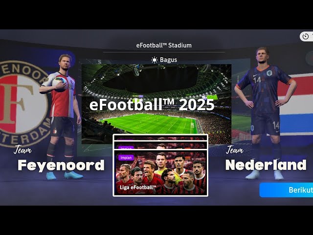 Main liga eFootball™ 2025 | Nederland vs Feyenoord | Gamplay fun footbal