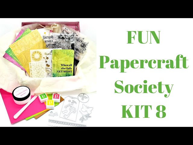 Take A Look Inside Kit 8 Of The Papercraft Society Box!