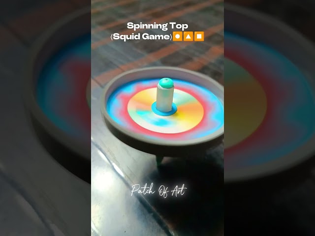 ⏺️🔼⏹️#SquidGame Spinning Top |  #Shorts #squidgame2