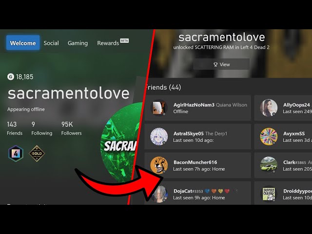 Xbox Friends & Followers Update (2024)