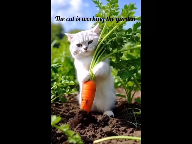 The ai cat 🐈 selling carrot 🥕💵 #phonkmusic #audio #song #trending #cat #duet #cutesong #songpop