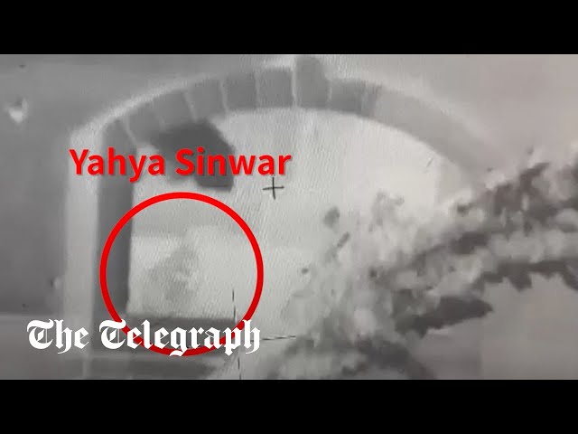 Final moments of Hamas leader Yahya Sinwar