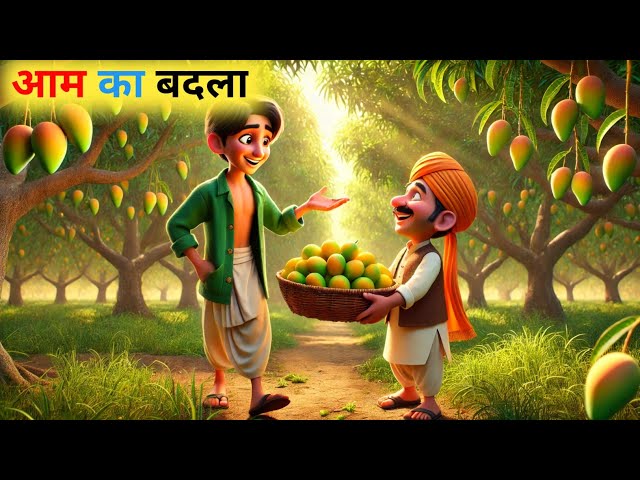 आम का बदला । Hindi Kahaniya। gudiya wale cartoon। Moral Stories। हिंदी कहानियां। #trendingshorts