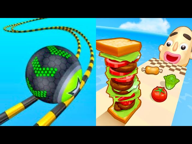 Satisfying Mobile Games ... Sandwich Run, Sandwich Runner, Tall Man Run, Juice Run, Ball Run 2048