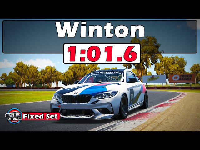 iRacing BMW M2 Winton Track Guide - 1:01.6