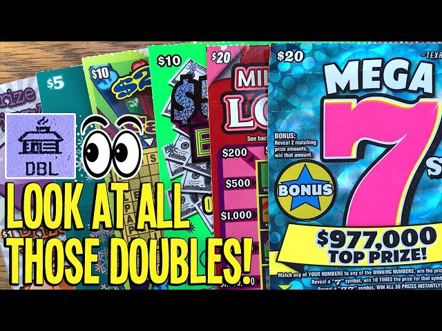 💰 Look at ALL THOSE DOUBLES 👀 + END OF ROLL 💵 TEXAS Lottery Scratch Offs