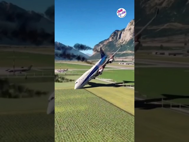 Terrifying Plane Crash: Last Moments😭😱 #shorts #viral