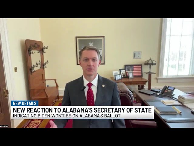 Alabama secretary of state on how President Biden could be left off the ballot