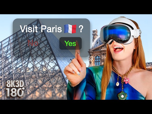 Step Into Paris & the Louvre in 8K VR180 | See Da Vinci's Masterpiece in 3D on Vision Pro & Quest 3