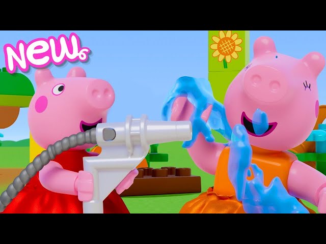 Peppa Pig Tales 💦 The EPIC Splash Battle! 🔫 LEGO DUPLO Peppa Pig Episodes