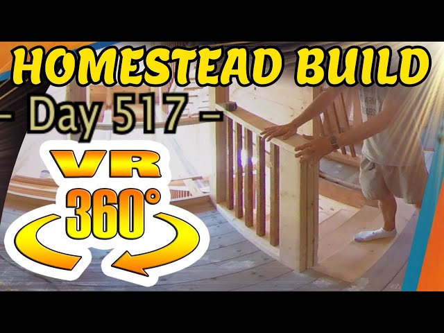 Homestead Building - Setting Posts Around Stairs, Lighting Controls