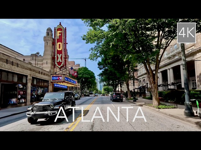 Atlanta Georgia City Drive 4K - ATL / Hotlanta Driving tour