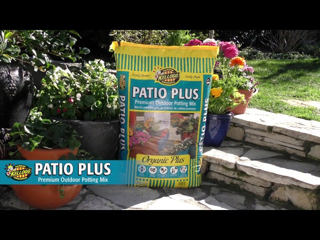 Kellogg Garden Organics Patio Plus Premium Outdoor Potting Mix