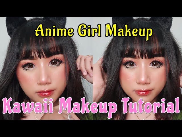 Kawaii Makeup Tutorial || Anime Girl Makeup