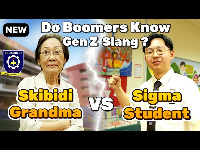 Can Singapore Boomers Understand Brainrot Gen Z Slangs? ft Broadrick Secondary | Gen Z Crash Course