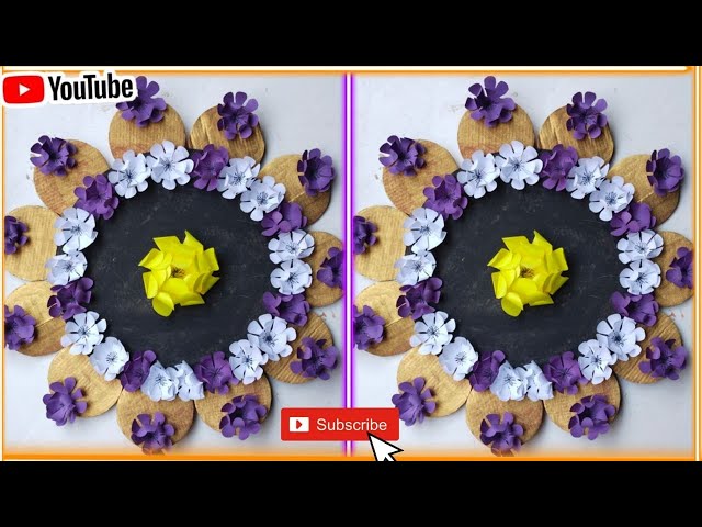 || Easy paper flower 🌸 making/How to make easy paper flower 💐| paper flower making step by step ||✅