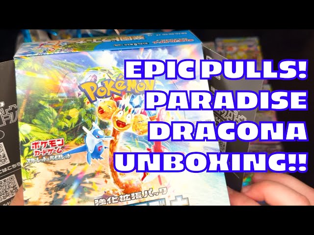 🎴 Paradise Dragona Japanese Pokémon Booster Box Opening! | Rare Card Hunt 🔥